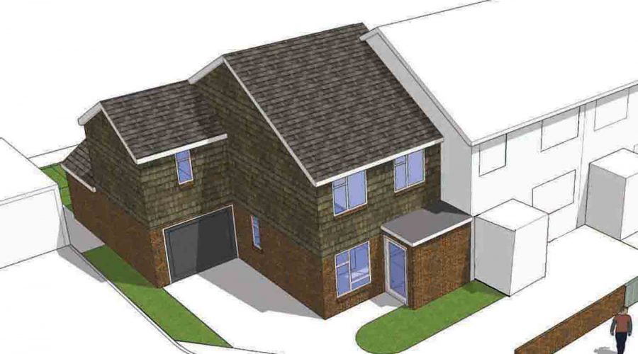 3 Bedroom House, Swanwick Proposed - GM Architects Projects - Architect Southampton, Hampshire