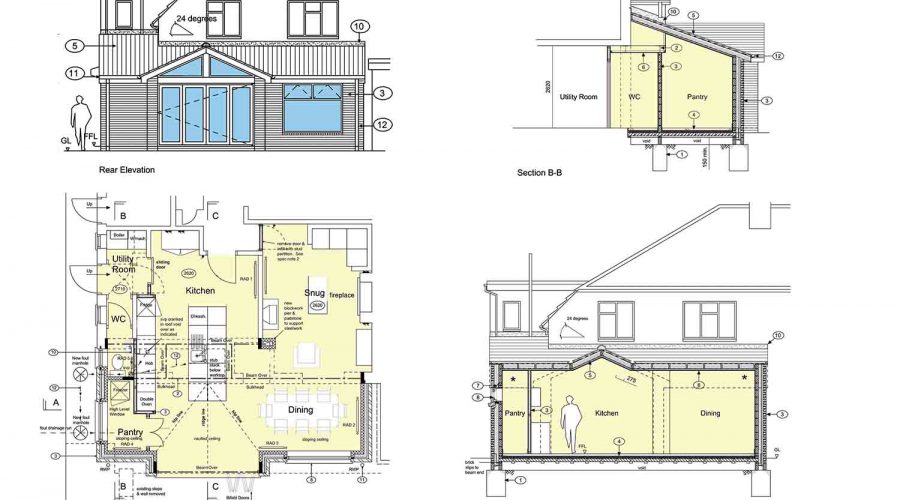 Single storey extension to create open plan kitchen, Cosham - GM Architects Projects - Architect Southampton, Hampshire