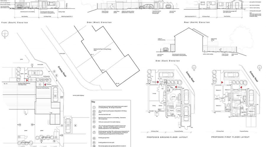 3 Bedroom House, Swanwick Planning drawings - GM Architects Projects - Architect Southampton, Hampshire